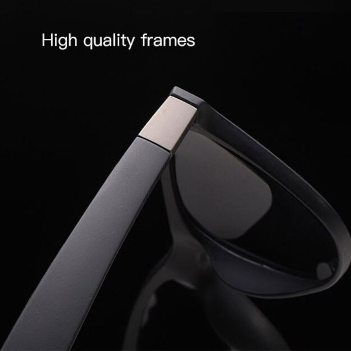 Matt-schwarze polarisierte Blues-Brothers Sonnenbrille