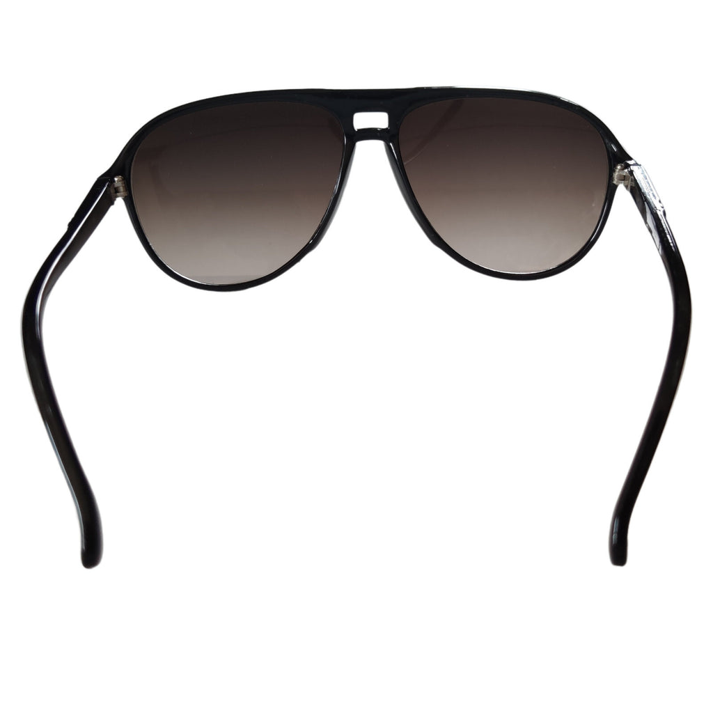 Schwarze Designer Unisex-Sonnenbrille