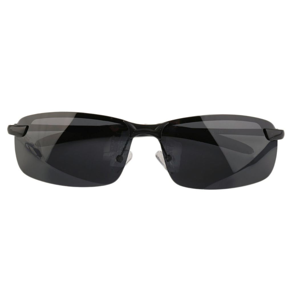 Schwarze Matrix-Sonnenbrille mit Farbwechsel