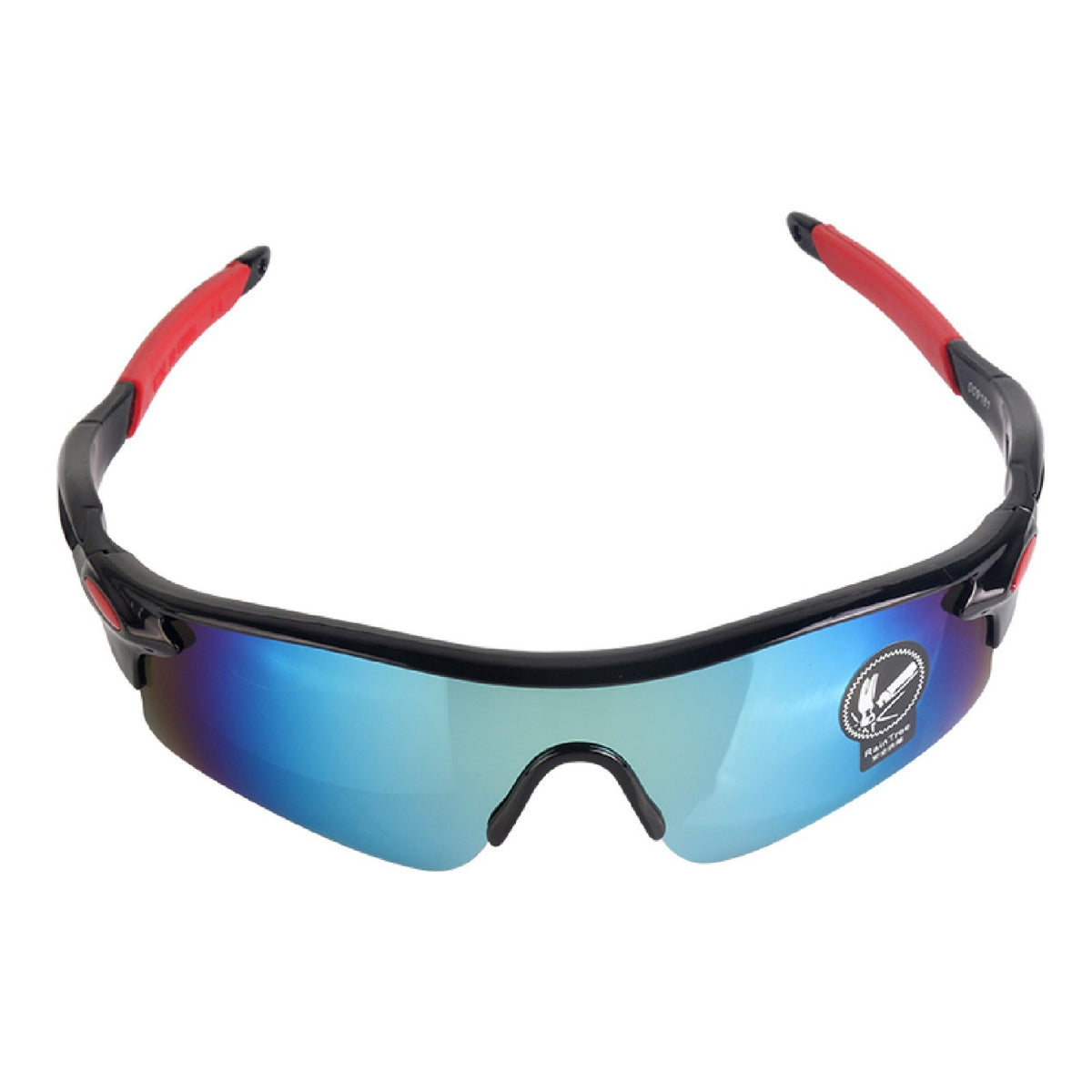 Sport-Sonnenbrille X1 mit gold-blauen Spiegelgläsern
