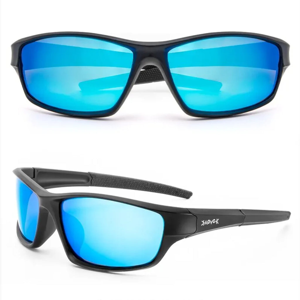 Sport-Sonnenbrille X17 mit blauen Spiegelgläsern