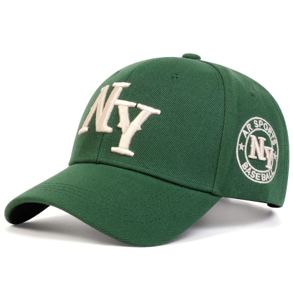 New York Vintage Basecap mit Retro-Stickerei
