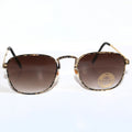 Gold-schwarze Vintage-Retro-Sonnenbrille Unisex