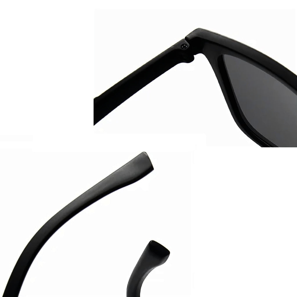 Schwarze Oversized Vintage Sonnenbrille