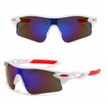 Weiße polarisierte Sport-Sonnenbrille X1