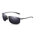 Schwarze rahmenlose Matrix-Sonnenbrille