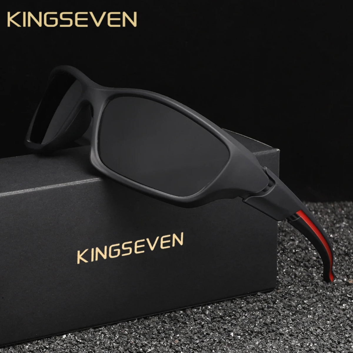 Kingseven S768 polarisierte Biker-Sonnenbrille