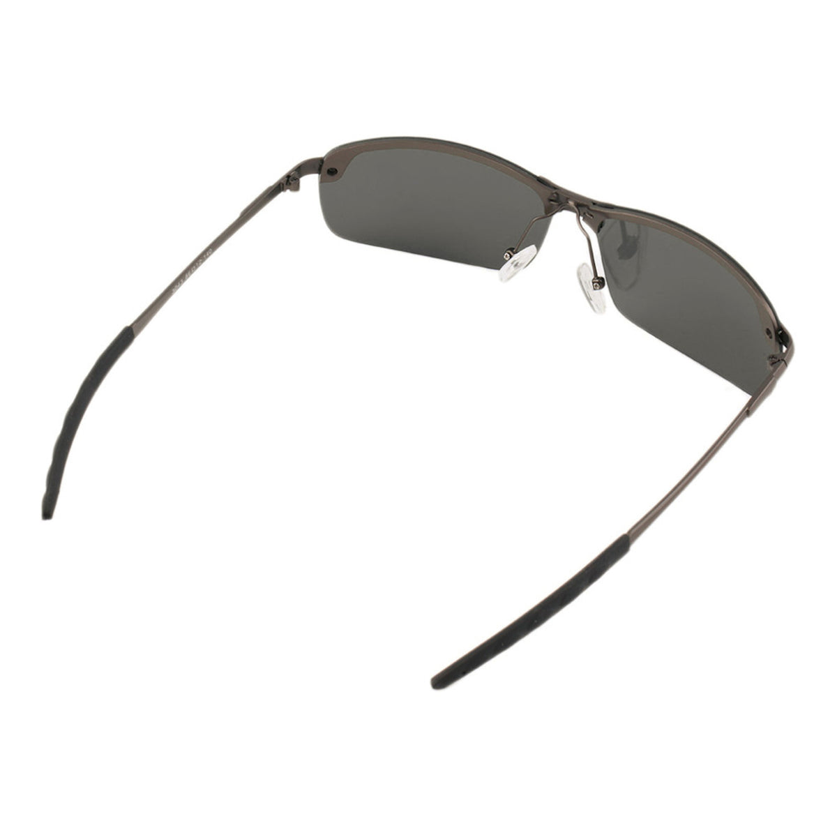 Gunmetal Matrix-Sonnenbrille mit polarisierten Gläsern