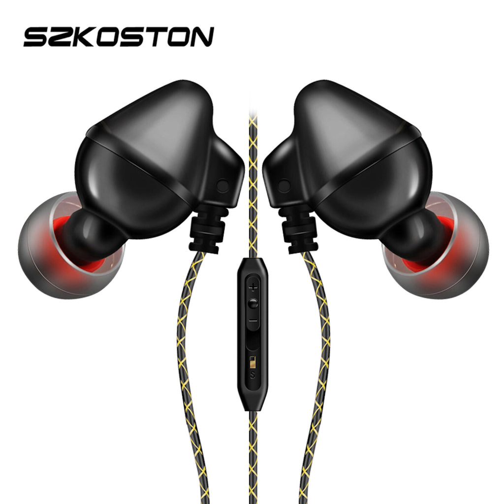 Schwarzes SZKOSTON S600 In-Ear-Headset