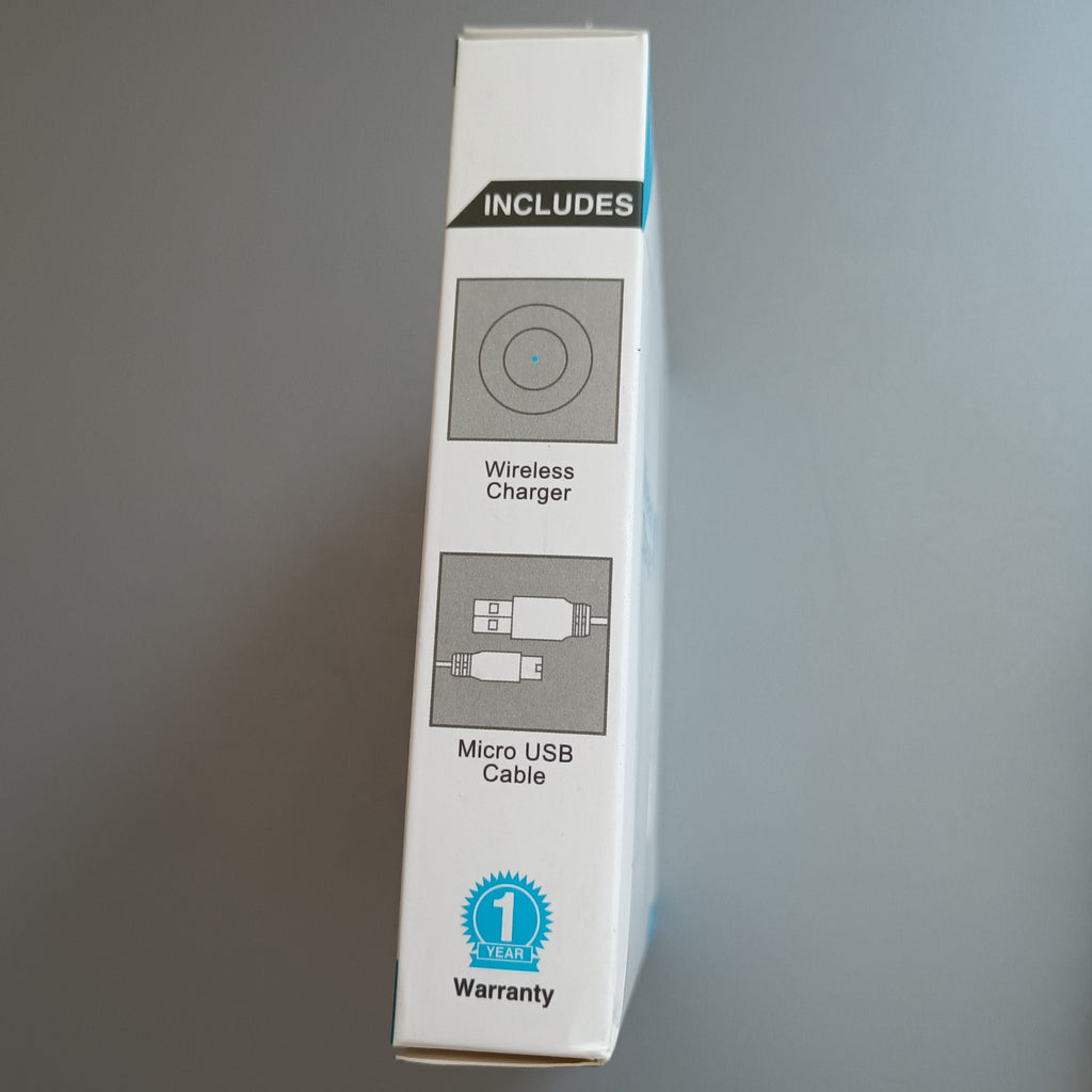 Weiße Qi Wireless Charger Ladestation