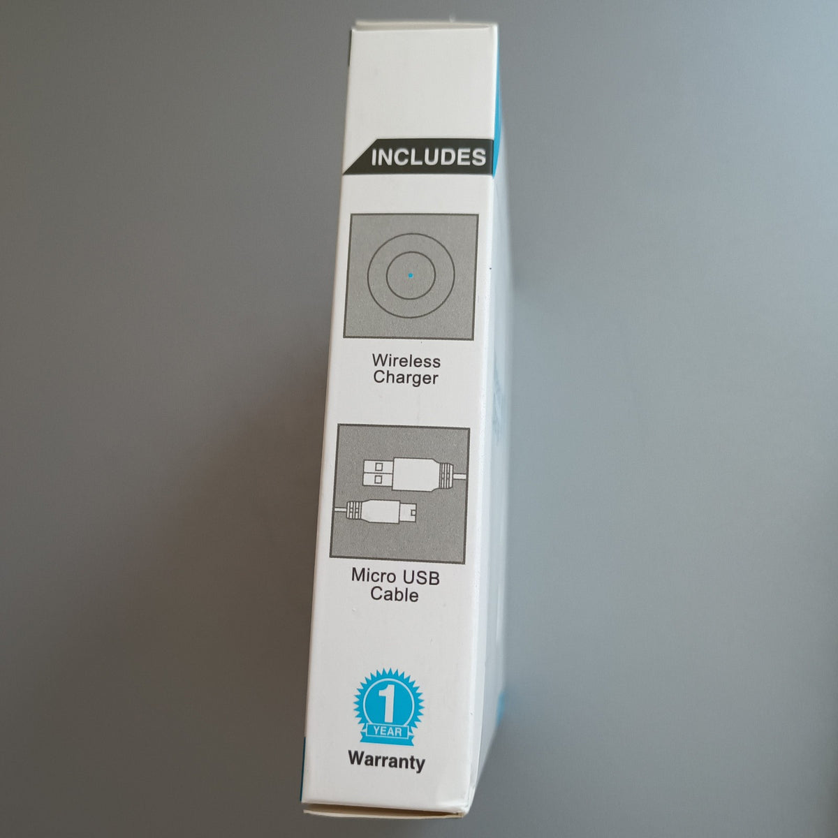Weiße Qi Wireless Charger Ladestation