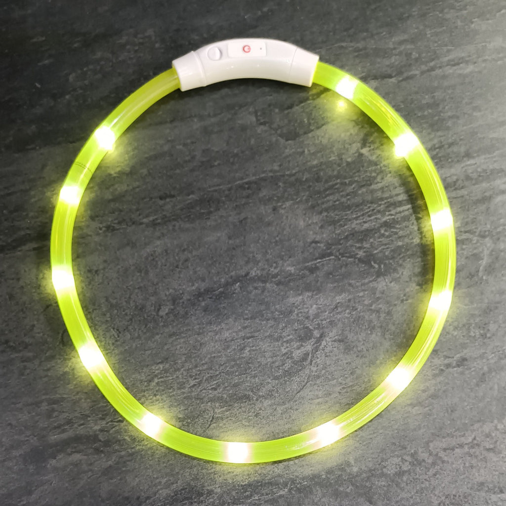 Kürzbares LED-Hundehalsband mit mehreren LEDs