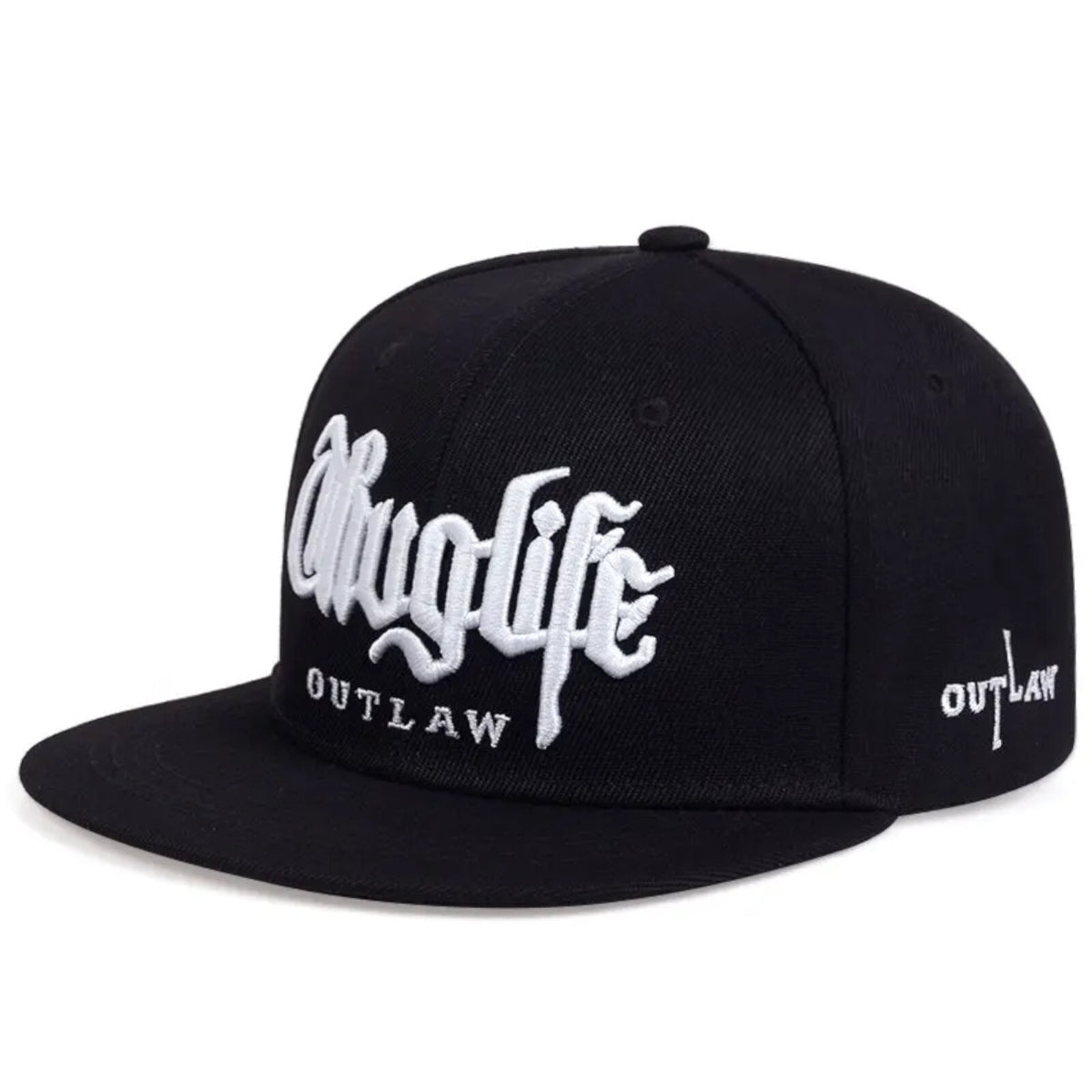 Thuglife Vintage-Basecap aus Baumwolle mit Stickerei