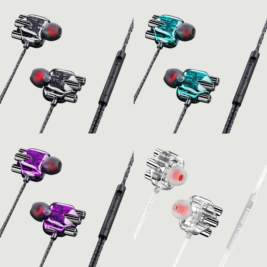 3K X30 In-Ear-Headset mit Mikrofon und Tasche