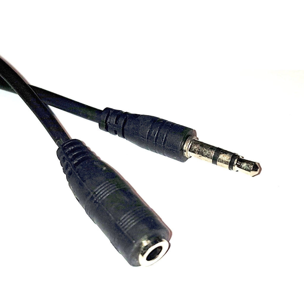 1m Audio Kabel 3,5mm Klinke Verlängerung Verlängerungskabel Klinkenkabel schwarz