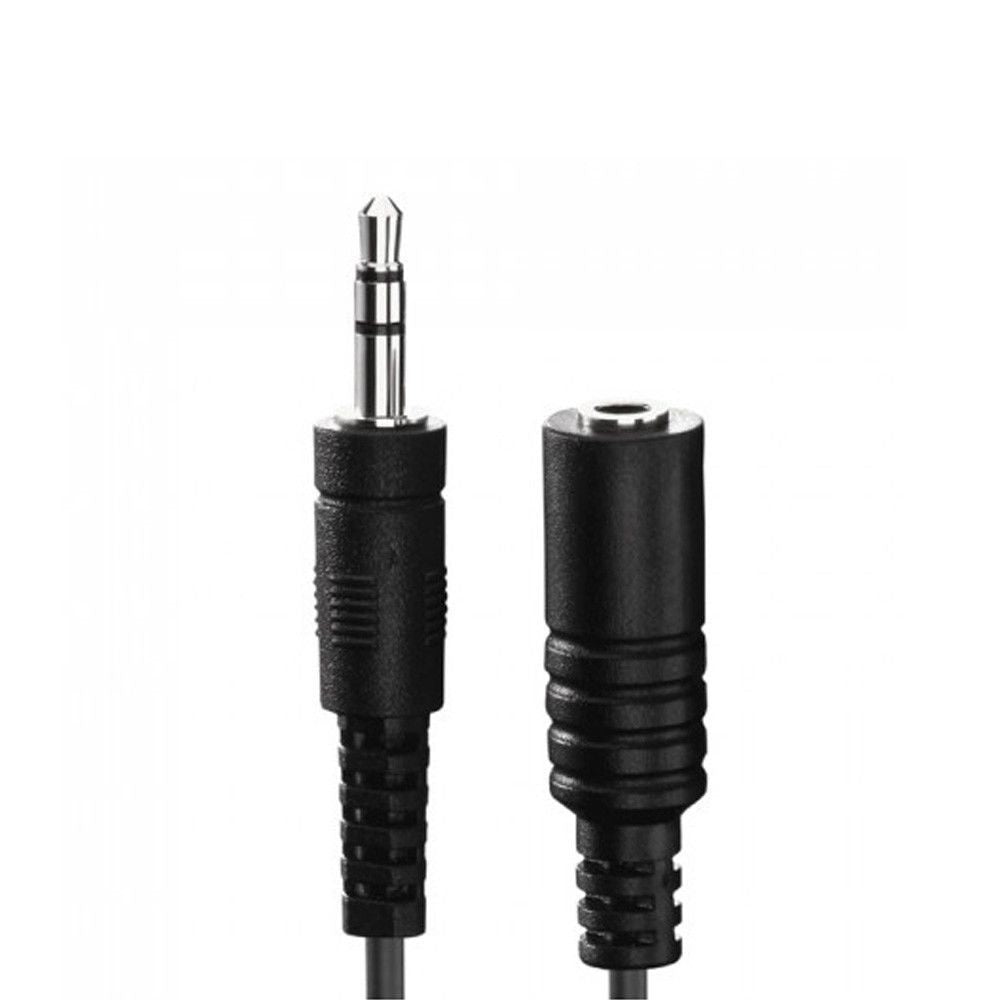1m Audio Kabel 3,5mm Klinke Verlängerung Verlängerungskabel Klinkenkabel schwarz