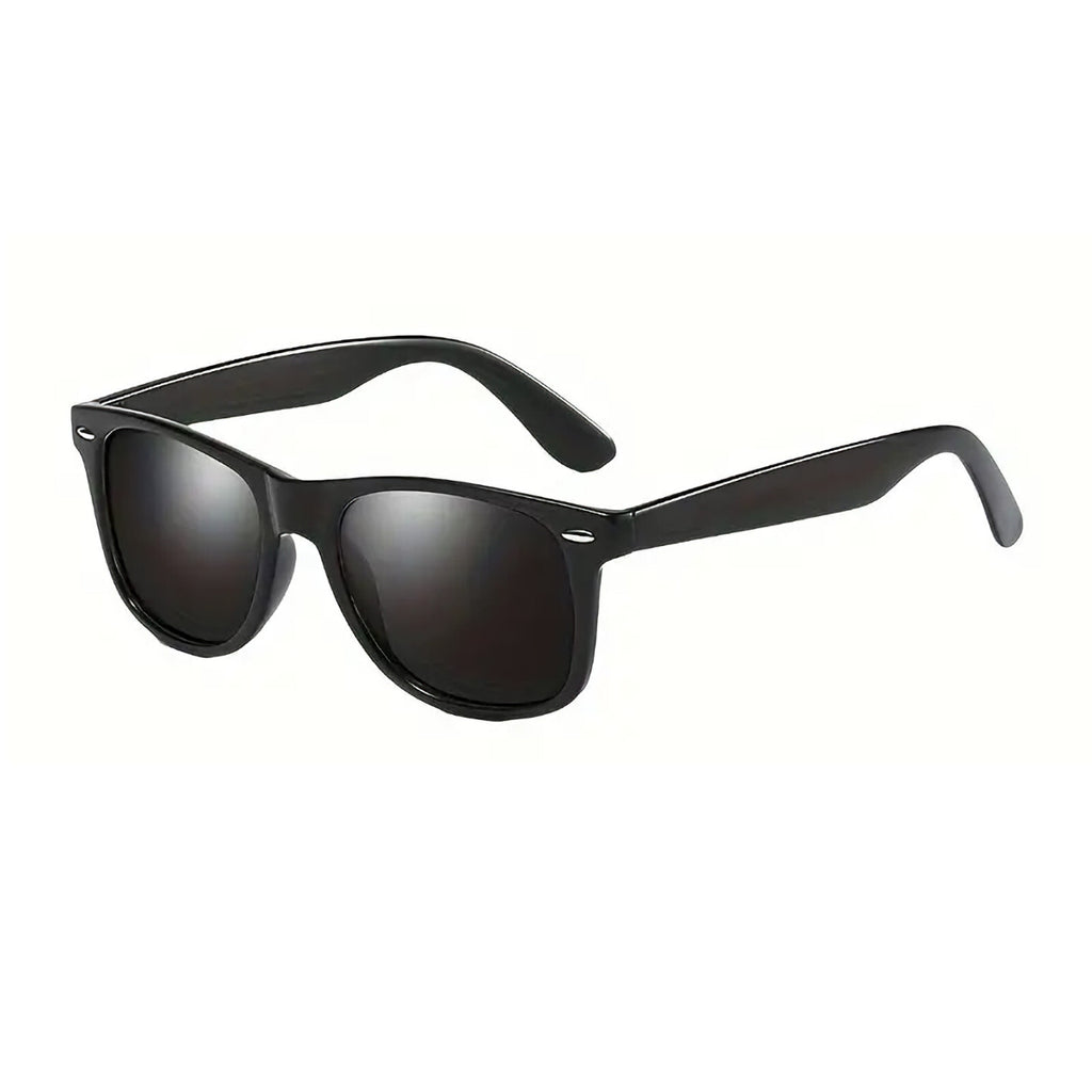 Schwarze Blues-Brothers Sonnenbrille extra-dunkel