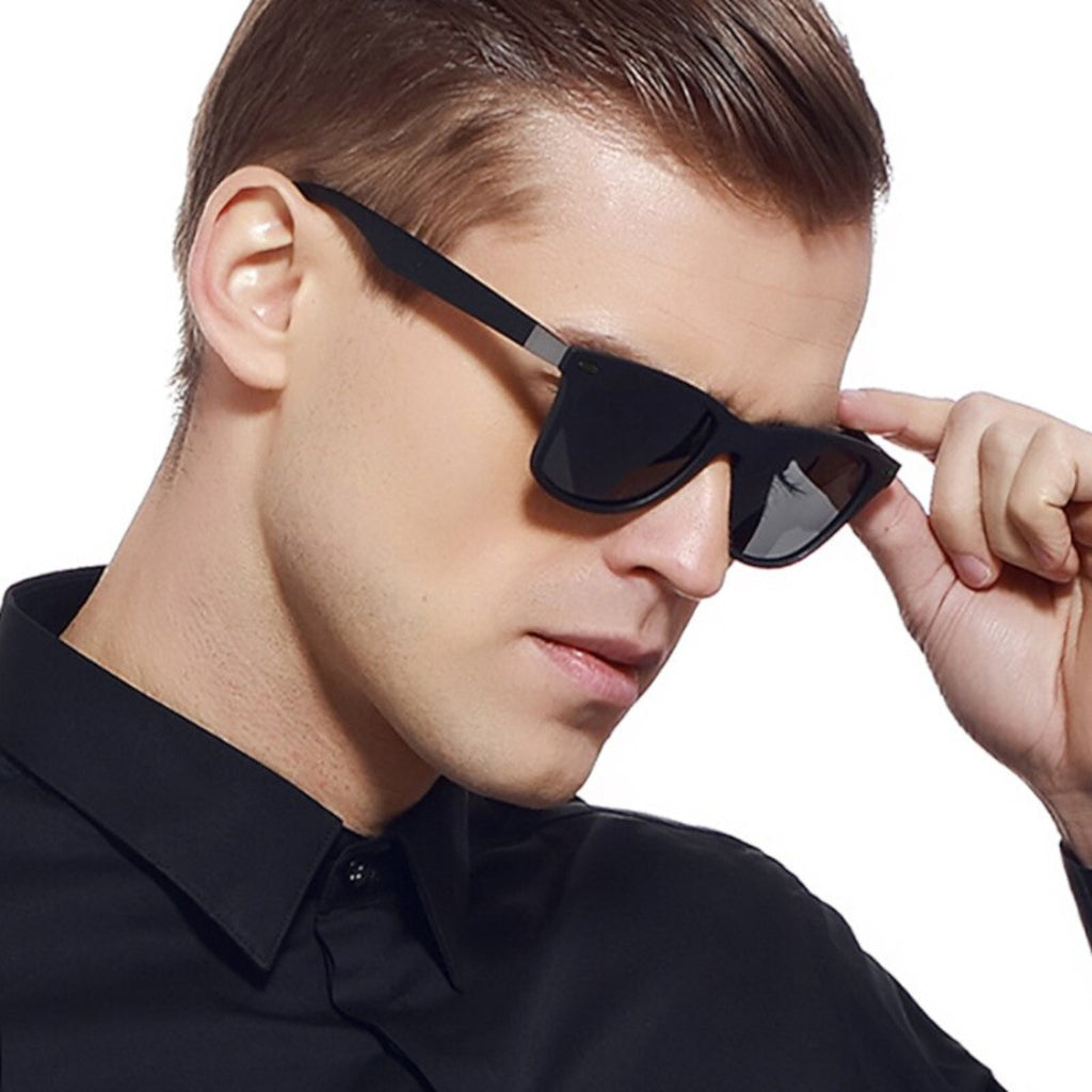 Matt-schwarze polarisierte Blues-Brothers Sonnenbrille
