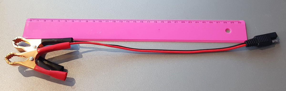 SAE-72 Ladekabel mit Batterieklemmen