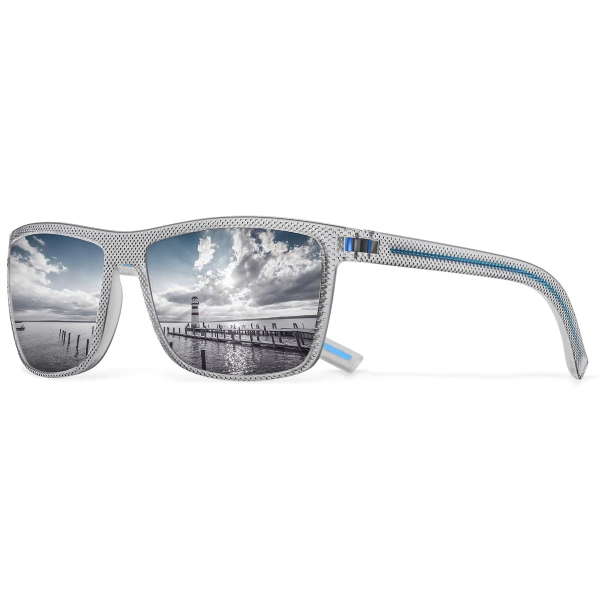 Retro Sonnenbrille im W-Design der 80er