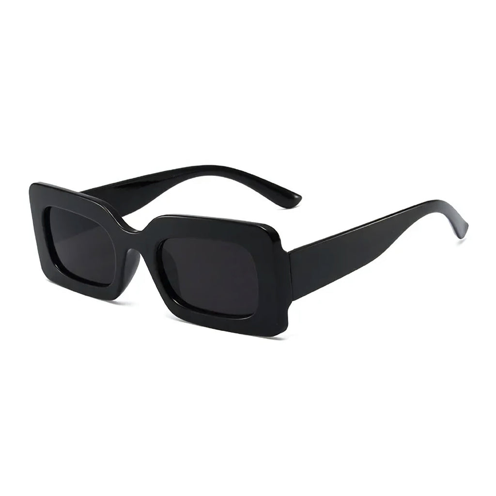 Glänzend schwarze Retro-Partybrille