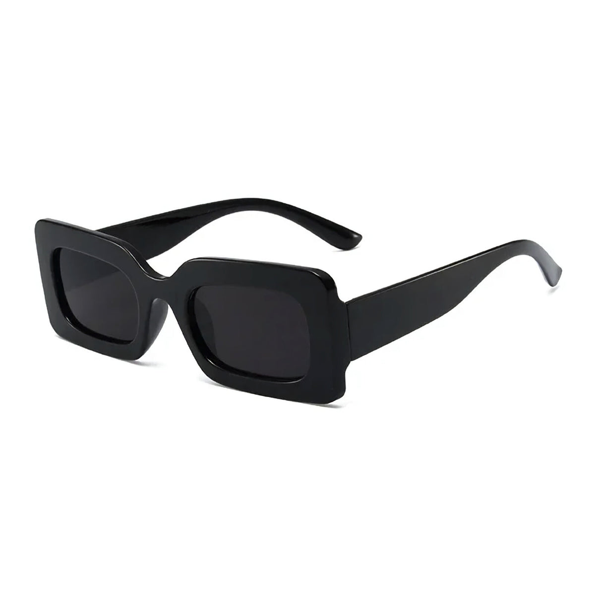 Glänzend schwarze Retro-Partybrille