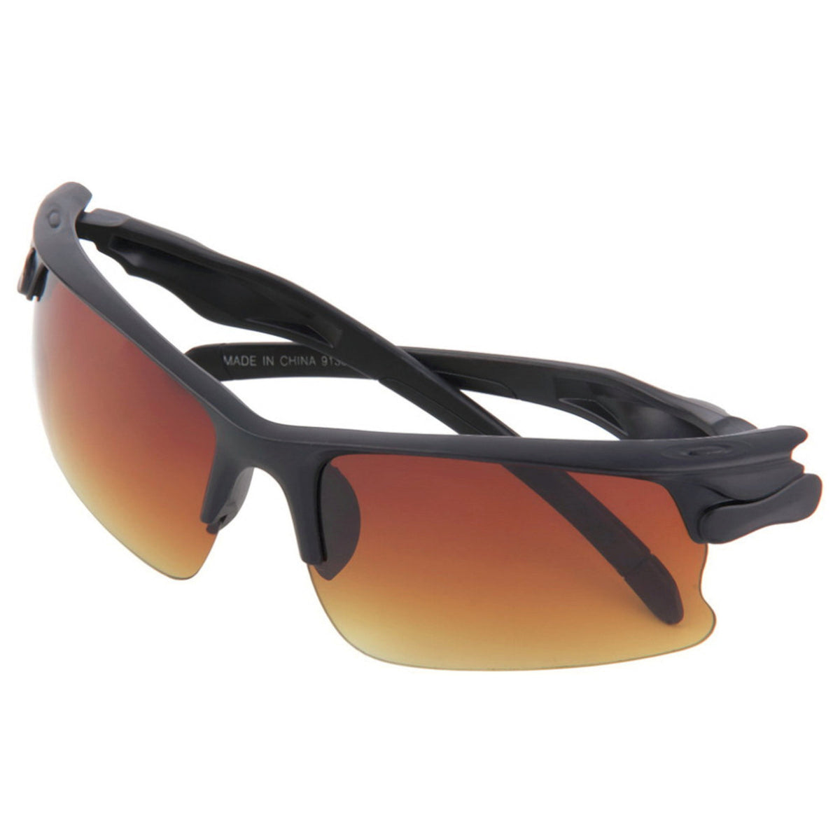 Sport-Sonnenbrille X3 Schwarz-Braun für Rennrad