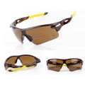 Braune Sport-Sonnenbrille X1