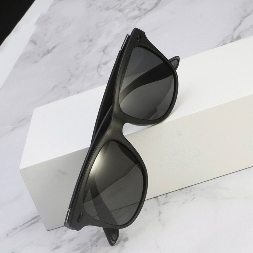 Matt-schwarze polarisierte Blues-Brothers Sonnenbrille