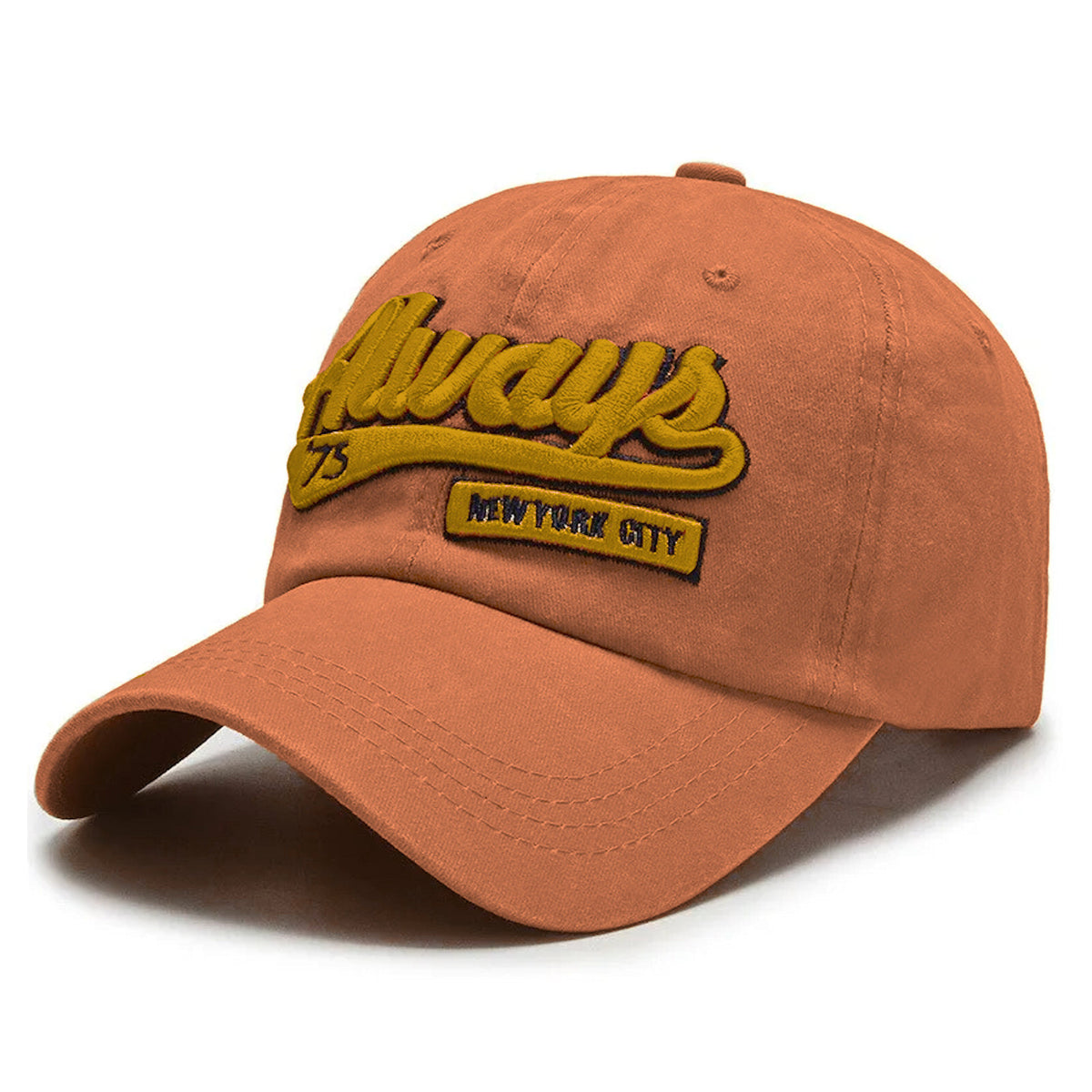 Always Vintage-Basecap aus Baumwolle mit Retro-Stickerei