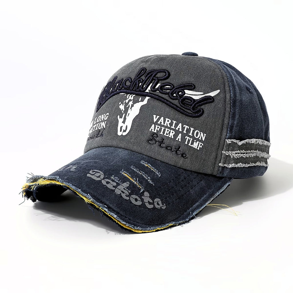 Blau-graue Black Rebel Vintage-Basecap