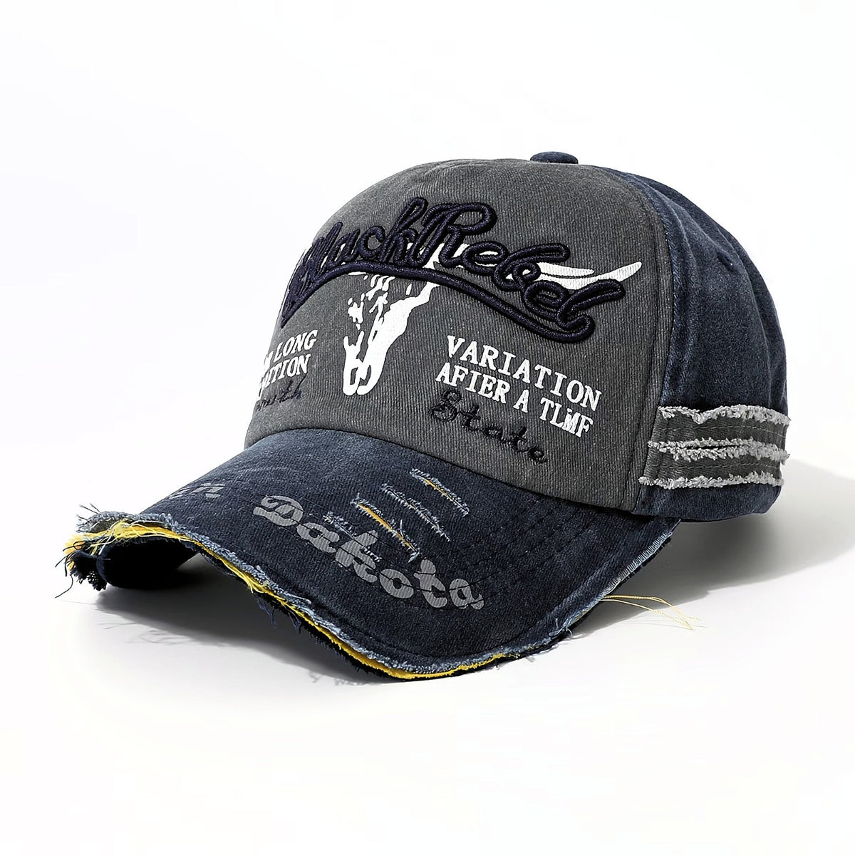 Blau-graue Black Rebel Vintage-Basecap