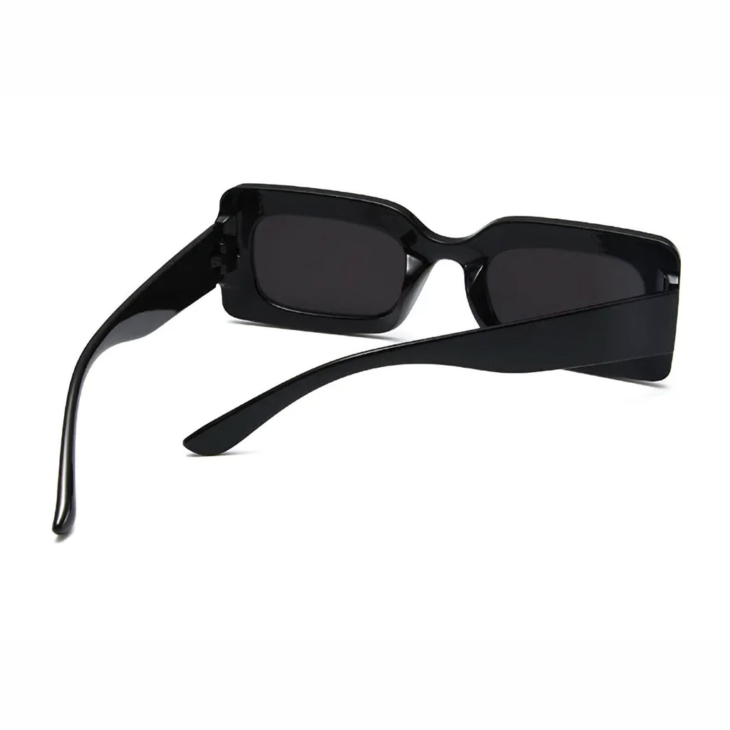 Glänzend schwarze Retro-Partybrille