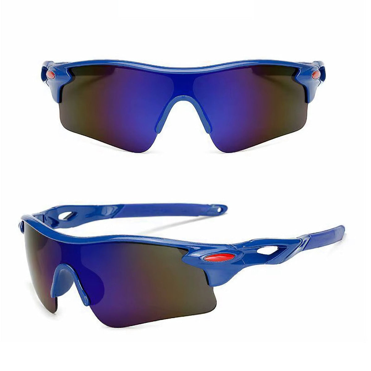 Blaue Sport-Sonnenbrille X1