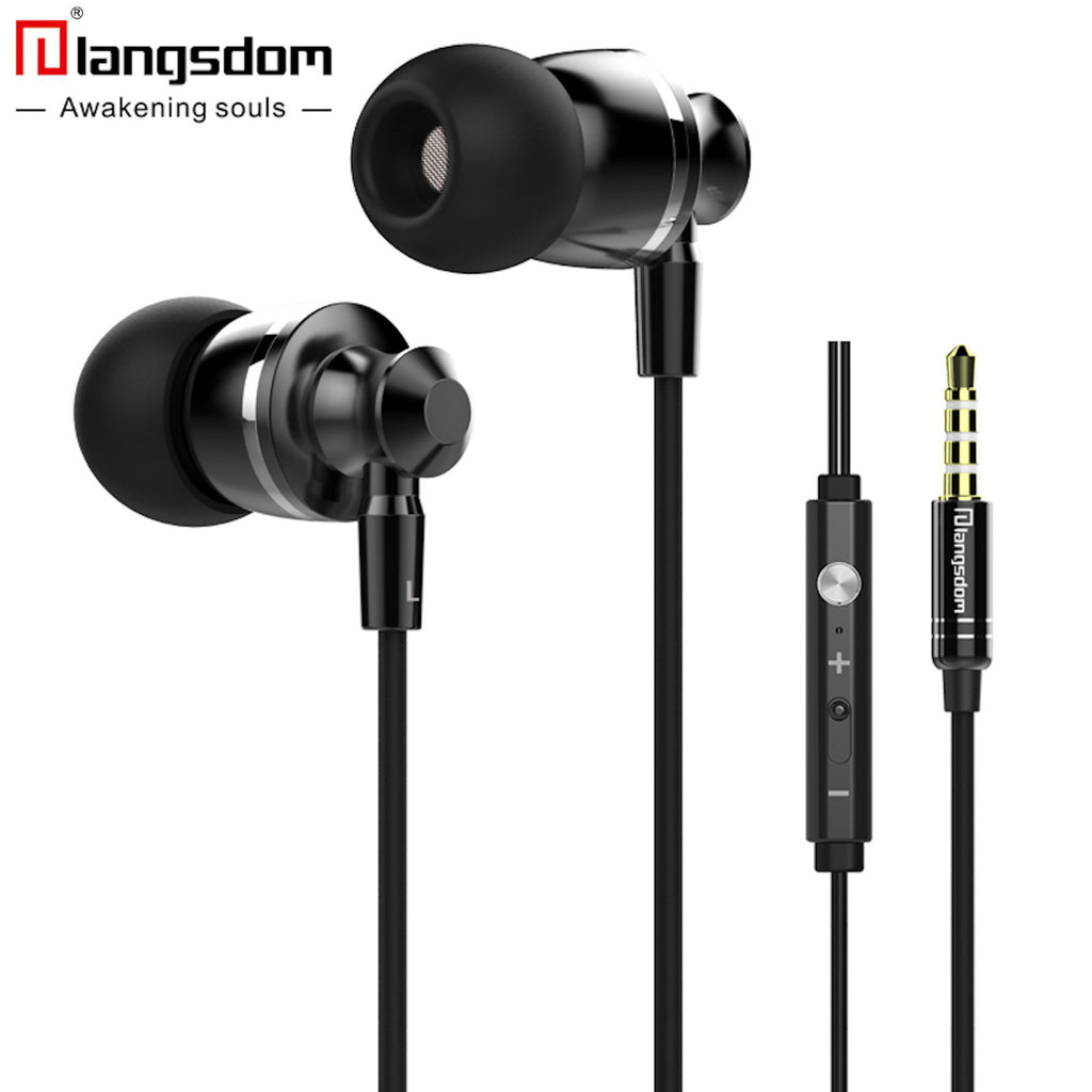 Langsdom M300 Metall-In-Ear-Headset