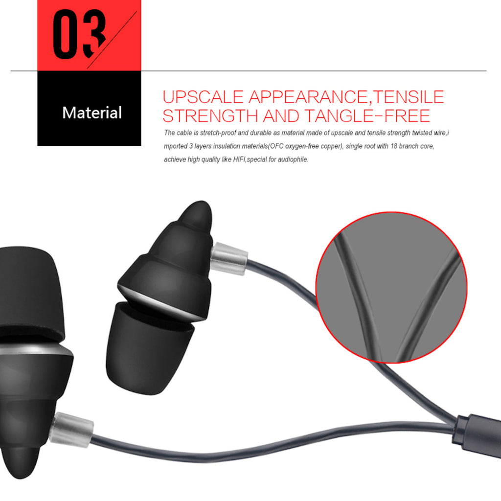 3K G28 In-Ear-Headset mit Mikrofon