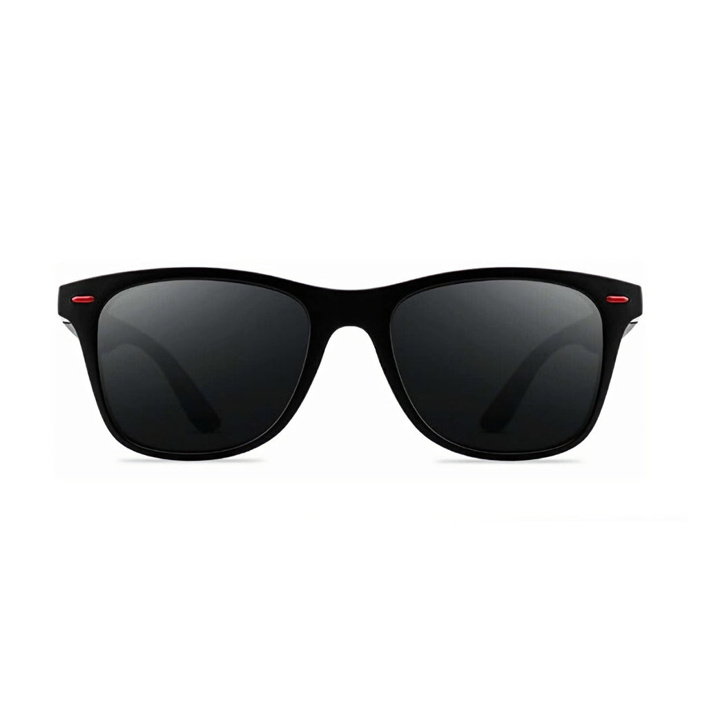 Mattschwarze polarisierte Blues-Brothers-Sonnenbrille