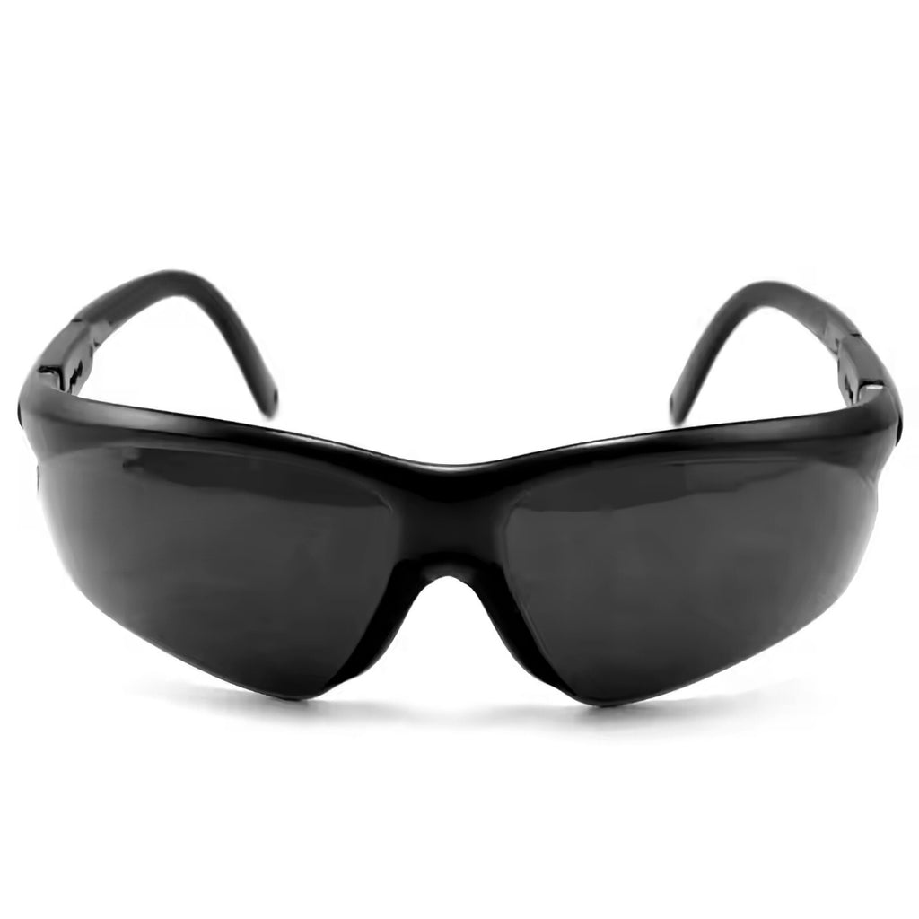 Glänzend schwarze Retro-Partybrille