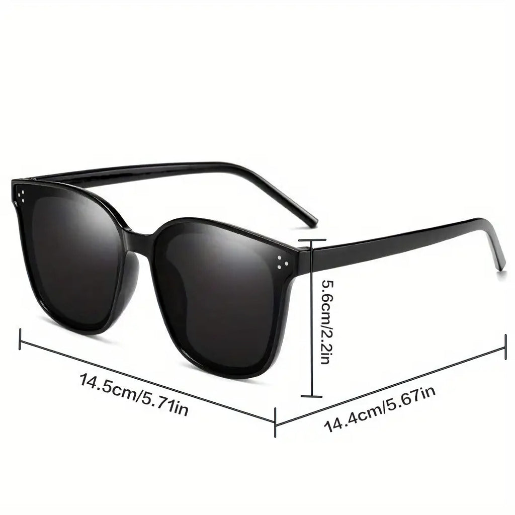 Schwarz-goldene Oversized Designer-Sonnenbrille mit goldenen Applikationen
