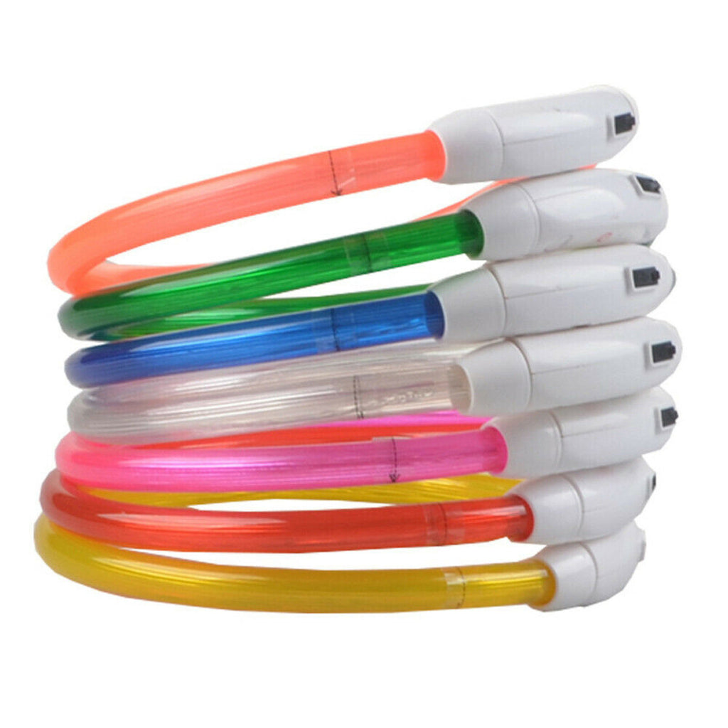 Kürzbares LED-Hundehalsband mit USB-Akku