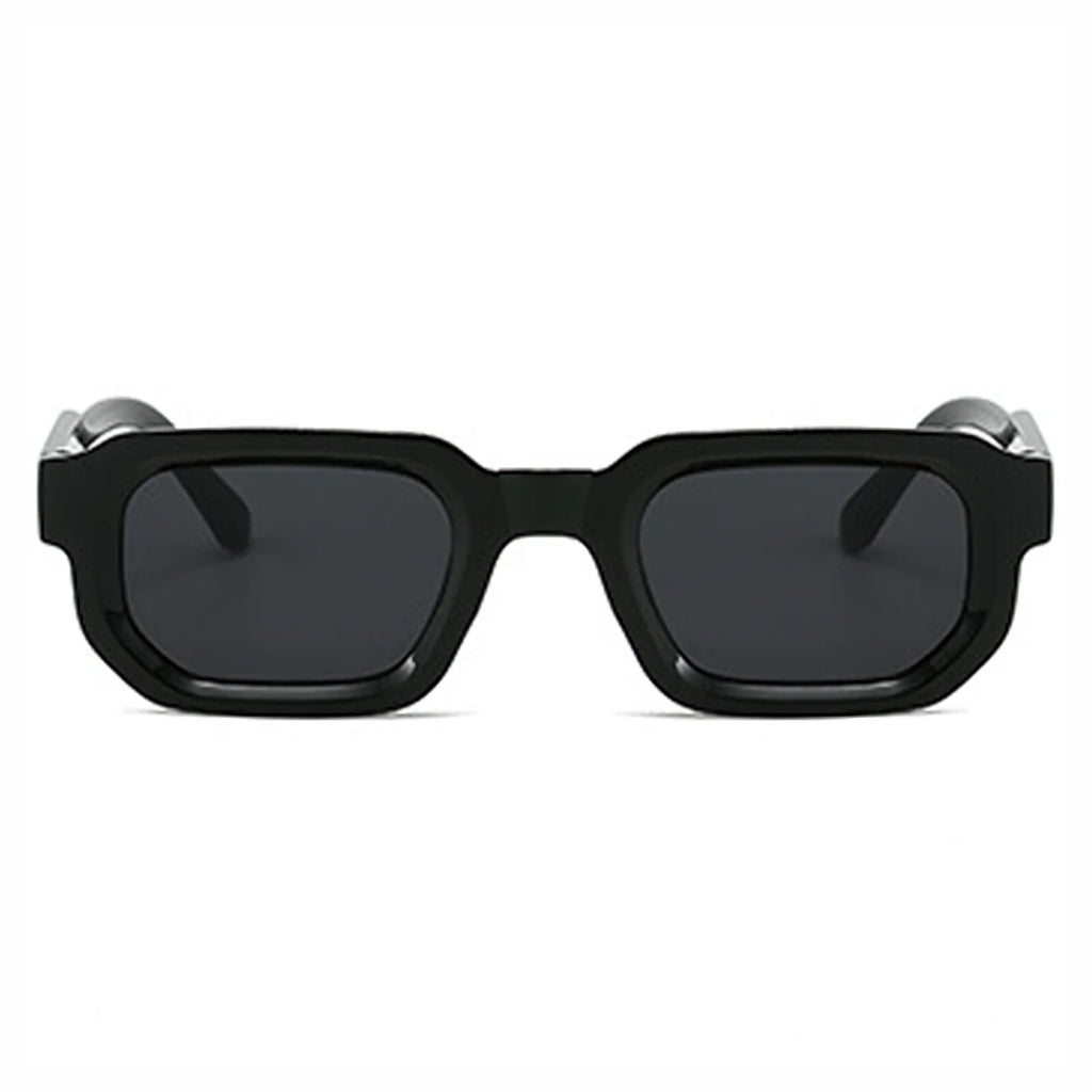 Glänzend schwarze Retro-Partybrille