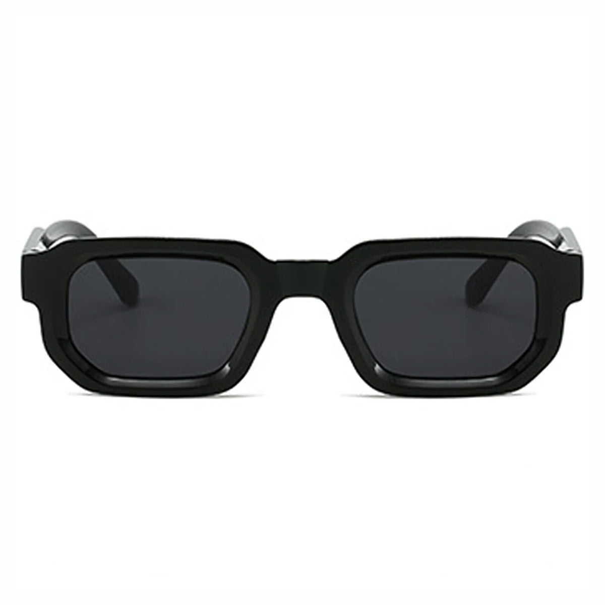 Glänzend schwarze Retro-Partybrille