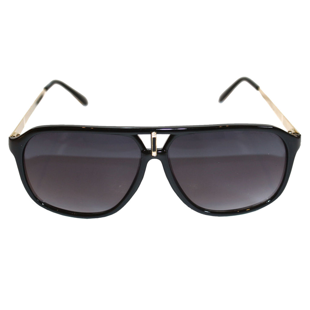 Schwarze Designer Unisex-Sonnenbrille