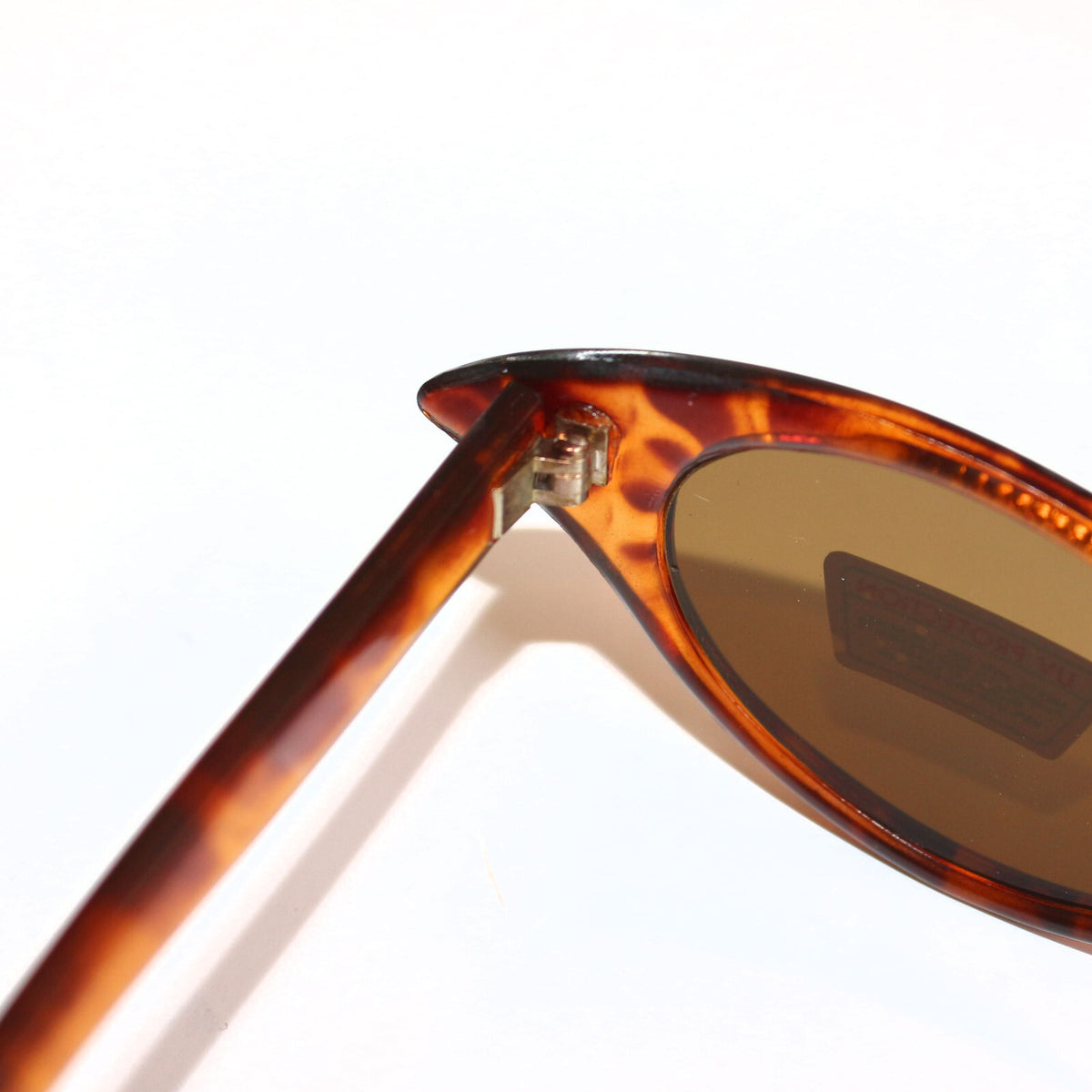 Braun getigerte Cat-Eye-Sonnenbrille