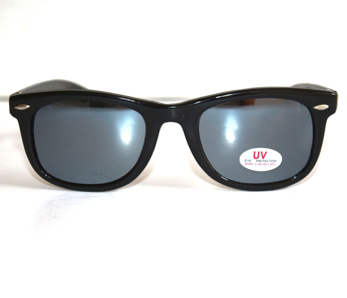 Schwarze Blues-Brothers Sonnenbrille verspiegelt