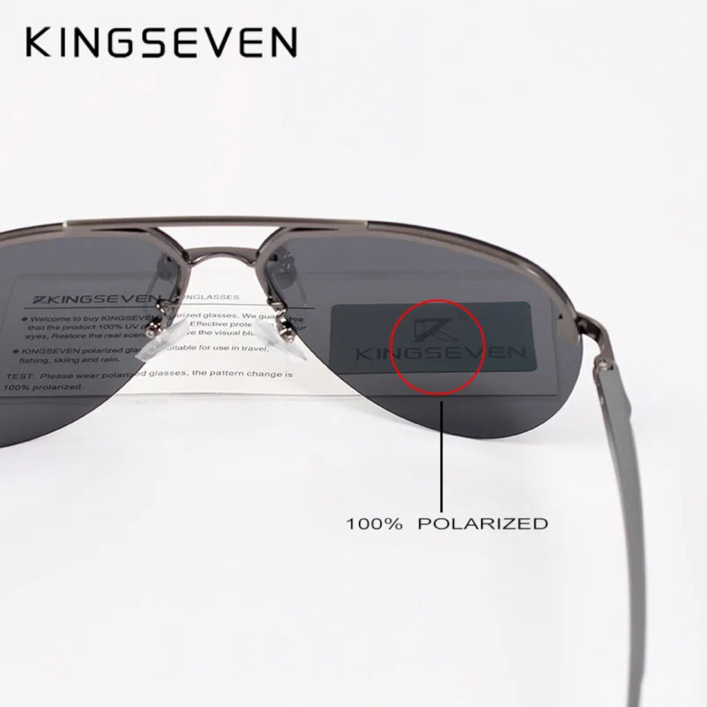 Kingseven N7413 polarisierte Piloten-Sonnenbrille für Herren
