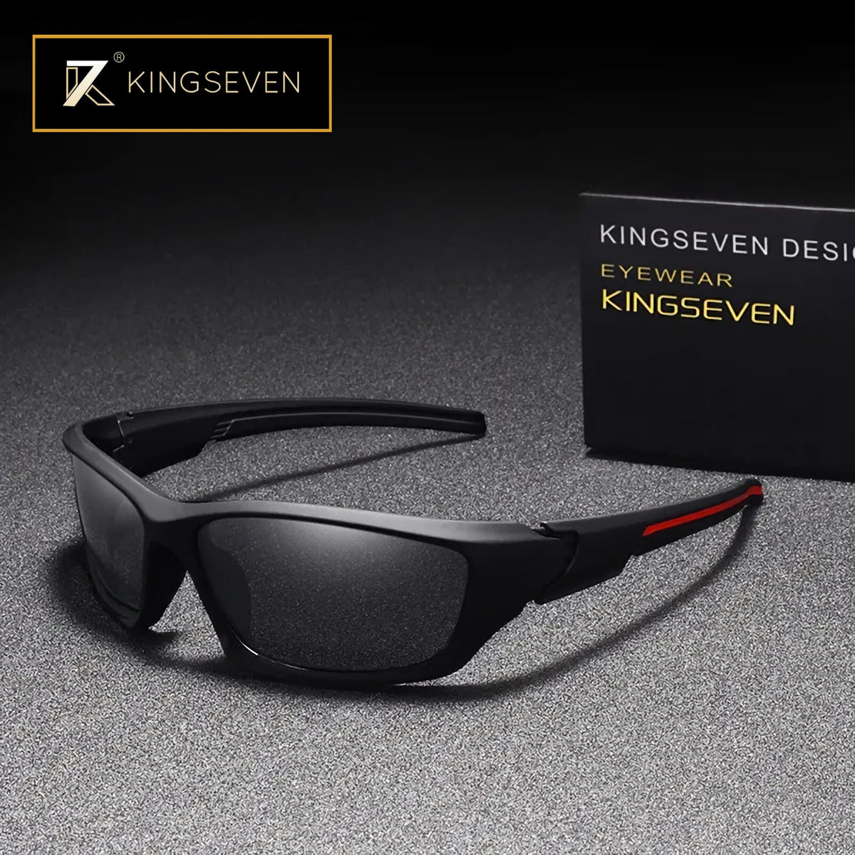 Kingseven S768 polarisierte Biker-Sonnenbrille