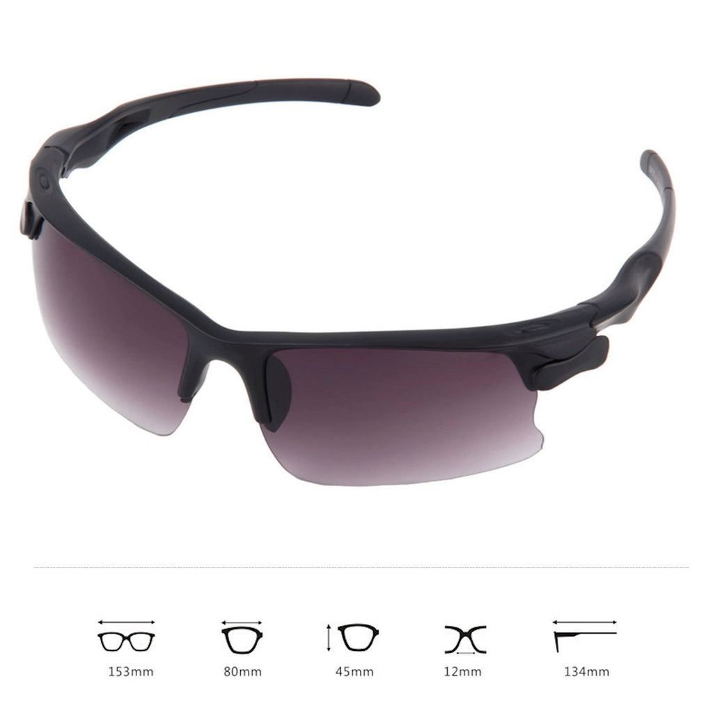 Schwarze Sport-Sonnenbrille X3 für Rennrad