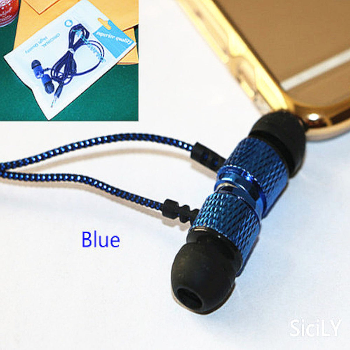 Super Bass Kopfhörer S25 In-Ear Ohrhörer Earphone Case