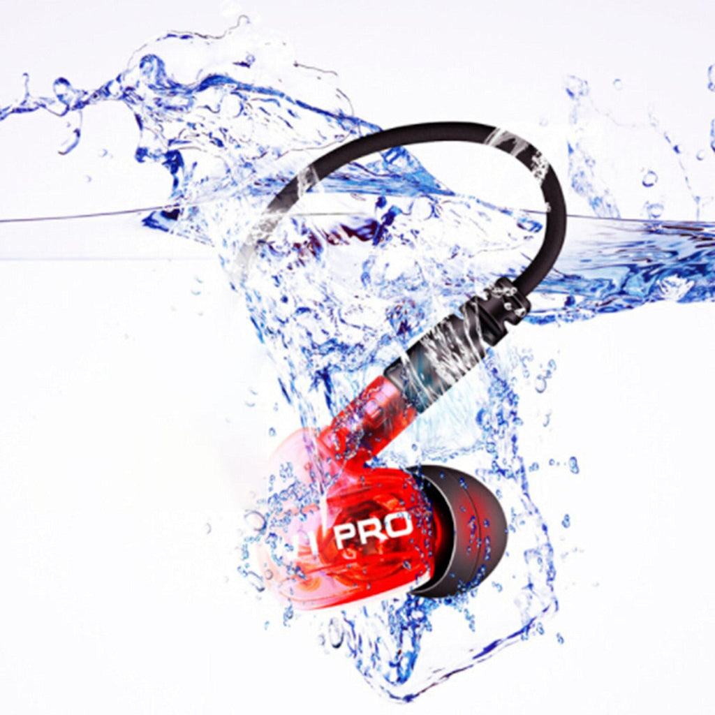 Super Bass High-End In Ear Kopfhörer QKZ W1 Rot Ohrhörer austauschbare Kabel